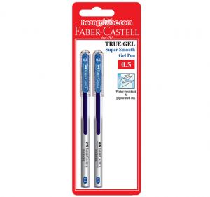 Faber Castell - 2 bút True gel xanh 0.5 mm