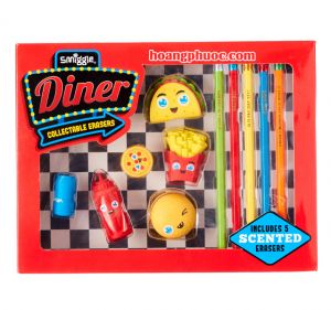 Collectable Eraser Box Set Smiggle - Red